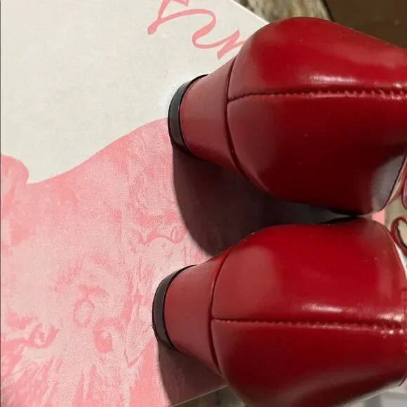 Paradise Kittens 1960’s shoes red sz4 - Picture 9 of 9